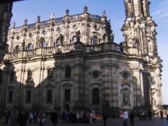 Hofkirche in Dresden Umzüge